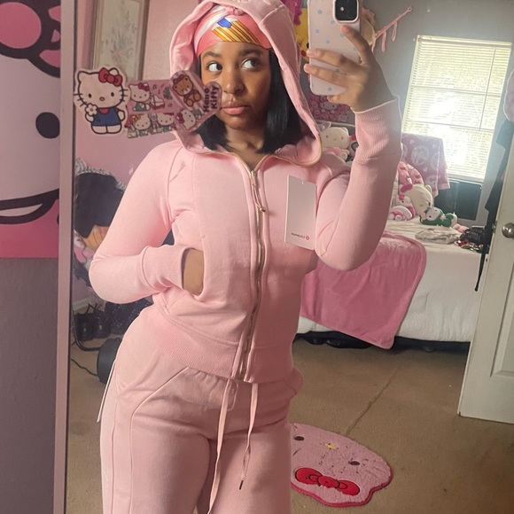 Lululemon Pink Scuba Hoodie Set - Picture 6 of 6